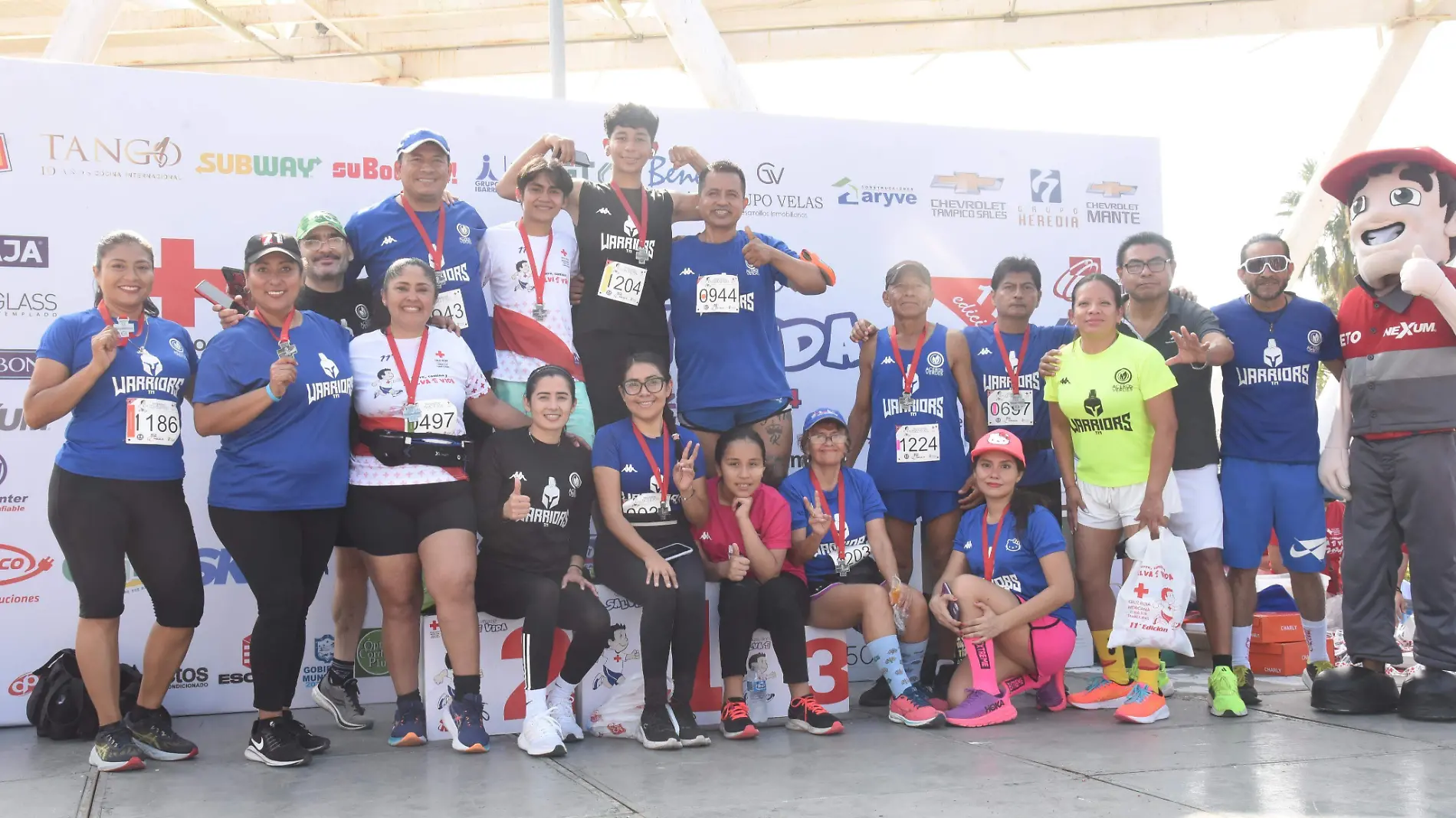 Amantes de la actividad física en el sur de Tamaulipas corren en el Día de la Familia